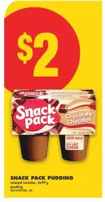 No Frills SNACK PACK PUDDING, 4x99 g offer