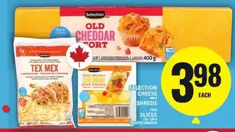 Food Basics SELECTION CHEESE OR SHREDS OR SLICES offer