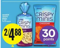 Food Basics QUAKER CRISPY MINIS offer