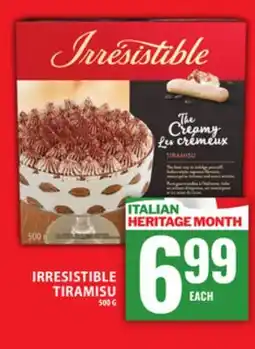 Food Basics IRRESISTIBLE TIRAMISU offer