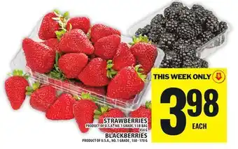 Food Basics STRAWBERRIES OR BLACKBERRIES offer