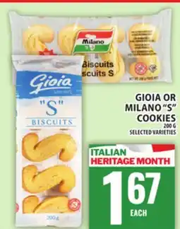 Food Basics GIOIA OR MILANO S COOKIES offer