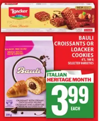 Food Basics BAULI CROISSANTS OR LOACKER COOKIES offer
