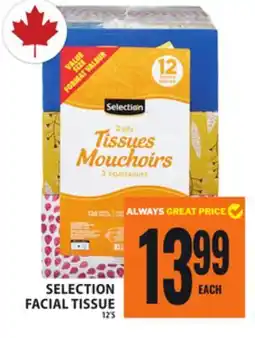 Food Basics SELECTION FACIAL TISSUE offer