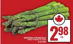 Food Basics ONTARIO ASPARAGUS offer