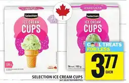 Food Basics SELECTION ICE CREAM CUPS offer