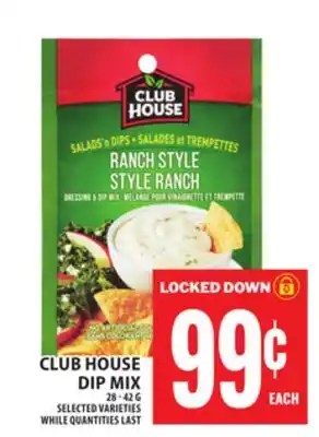 Food Basics CLUB HOUSE DIP MIX offer