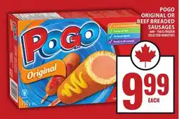 Food Basics POGO ORIGINAL OR BEEF BREADED SAUSAGES offer