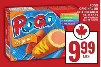 Food Basics POGO ORIGINAL OR BEEF BREADED SAUSAGES offer