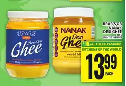 Food Basics BRAR'S OR NANAK DESI GHEE offer