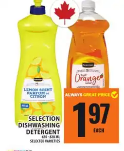 Food Basics SELECTION DISHWASHING DETERGENT offer