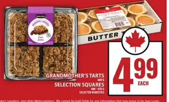 Food Basics GRANDMOTHER'S TARTS offer