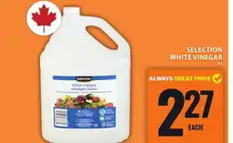 Food Basics SELECTION WHITE VINEGAR offer