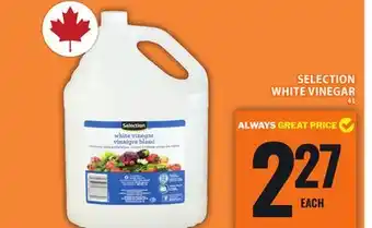 Food Basics SELECTION WHITE VINEGAR offer