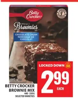 Food Basics BETTY CROCKER BROWNIE MIX offer