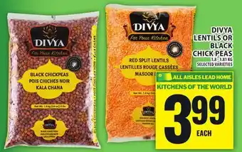 Food Basics DIVYA LENTILS OR BLACK CHICK PEAS offer