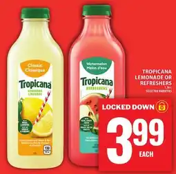 Food Basics TROPICANA LEMONADE OR REFRESHERS offer