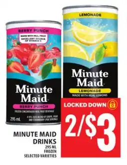 Food Basics MINUTE MAID DRINKS offer