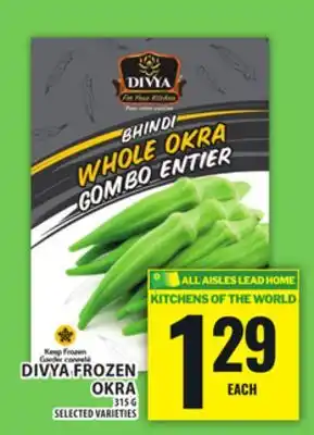 Food Basics DIVYA FROZEN OKRA offer