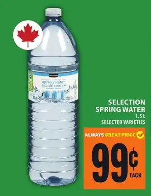 Food Basics SELECTION SPRING WATER offer