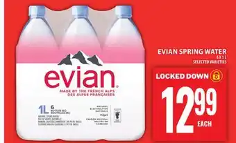 Food Basics EVIAN SPRING WATER offer