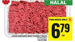 Food Basics LEAN GROUND BEEF FAMILY PACK offer