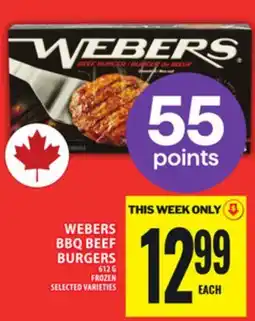 Food Basics WEBERS BBQ BEEF BURGERS offer