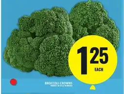 Food Basics BROCCOLI CROWNS offer