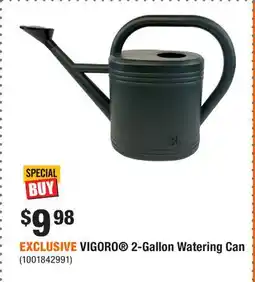 Home Depot EXCLUSIVE VIGORO 2-Gallon Watering Can offer