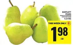 Food Basics BARTLETT PEARS offer