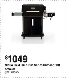 Home Depot NINJA FlexFlame Plus Series Outdoor BBQ Smoker offer