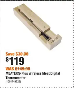 Home Depot MEATER Plus Wireless Meat Digital Thermometer offer