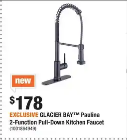 Home Depot EXCLUSIVE GLACIER BAY Paulina 2-Function Pull-Down Kitchen Faucet offer
