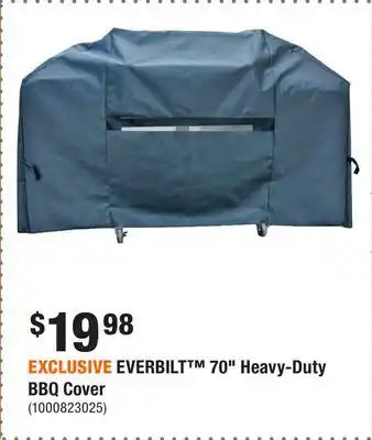 Home Depot EXCLUSIVE EVERBILT 70 Heavy-Duty BBQ Cover offer