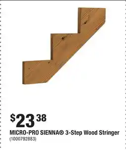 Home Depot MICRO-PRO SIENNA 3-Step Wood Stringer offer