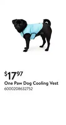 Walmart One Paw Dog Cooling Vest offer