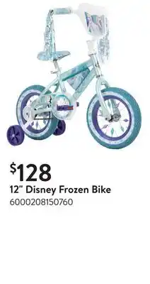 Walmart 12 Disney Frozen Bike​ offer