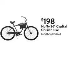 Walmart Huffy 26 Capital Crusier Bike offer