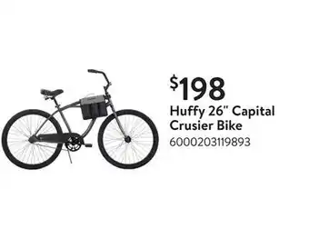 Walmart Huffy 26 Capital Crusier Bike offer