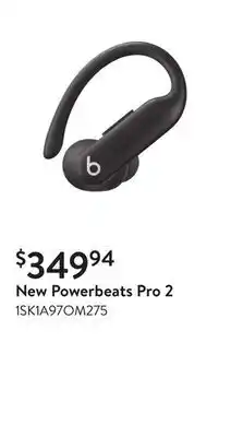 Walmart New Powerbeats Pro​ 2 offer