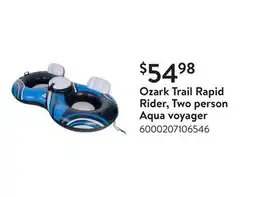 Walmart Ozark Trail Rapid Rider, Two person Aqua voyager ​ offer