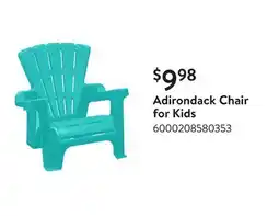 Walmart Adirondack Chair for Kids offer