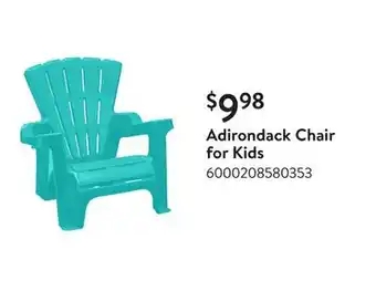 Walmart Adirondack Chair for Kids offer