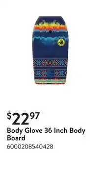 Walmart Body Glove 36 Inch Body Board offer