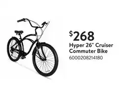 Walmart Hyper 26 Cruiser Commuter Bike offer