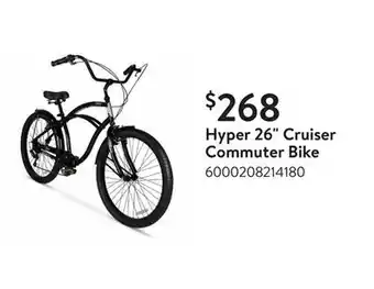 Walmart Hyper 26 Cruiser Commuter Bike offer