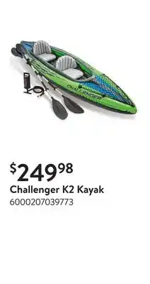 Walmart Challenger K2 Kayak offer