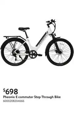 Walmart Pheonix E commuter Step Through​ Bike offer