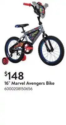 Walmart 16 Marvel Avengers Bike​ offer