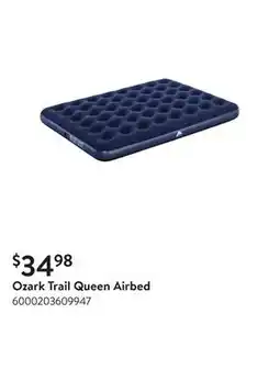 Walmart Ozark Trail Queen Airbed offer